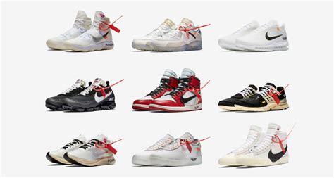 every off white Nike shoe